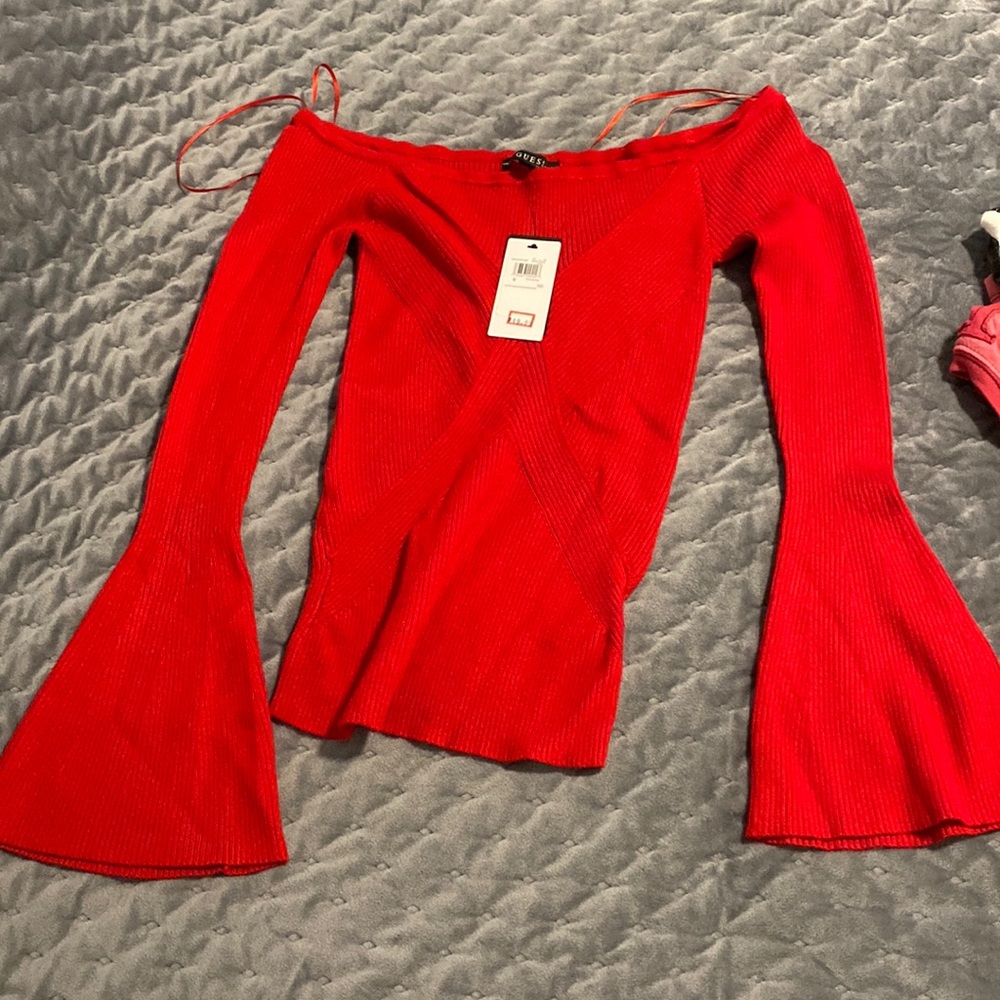 Guess off shoulder top